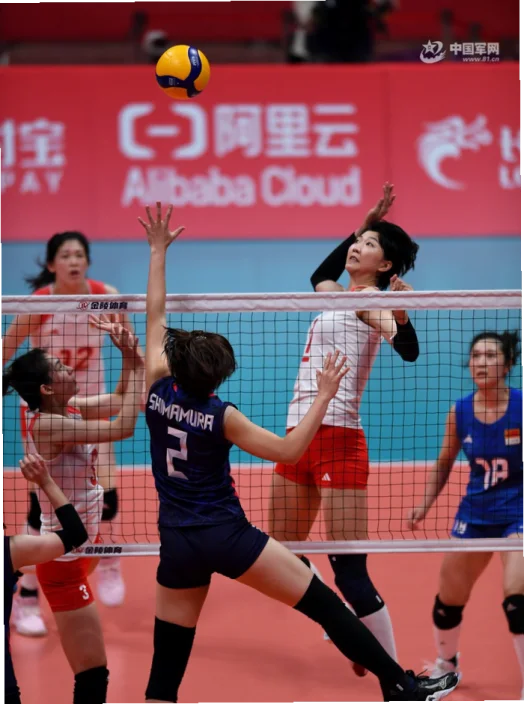 中国女排快攻战术 示意图
